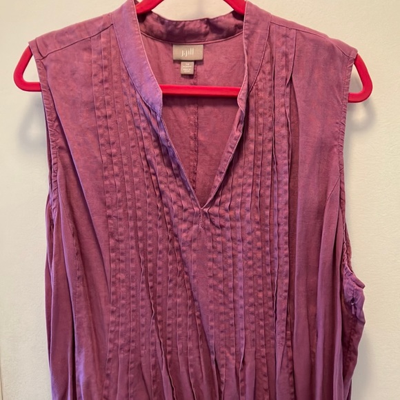 Elegant J. Jill Linen Maxi Dress with Matching Cardigan, size 3X - Picture 3 of 7